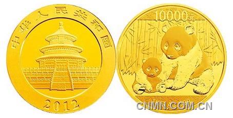 2012版1公斤熊貓紀(jì)念金幣正背面圖案