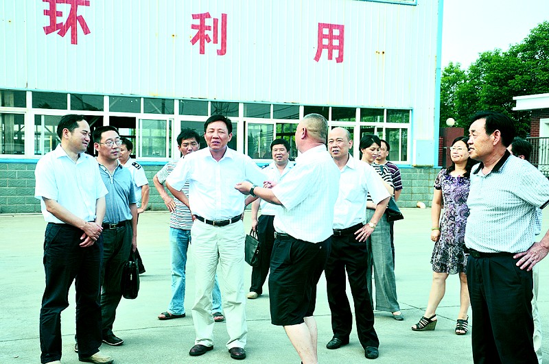 省國稅局考察汨羅再生資源產業