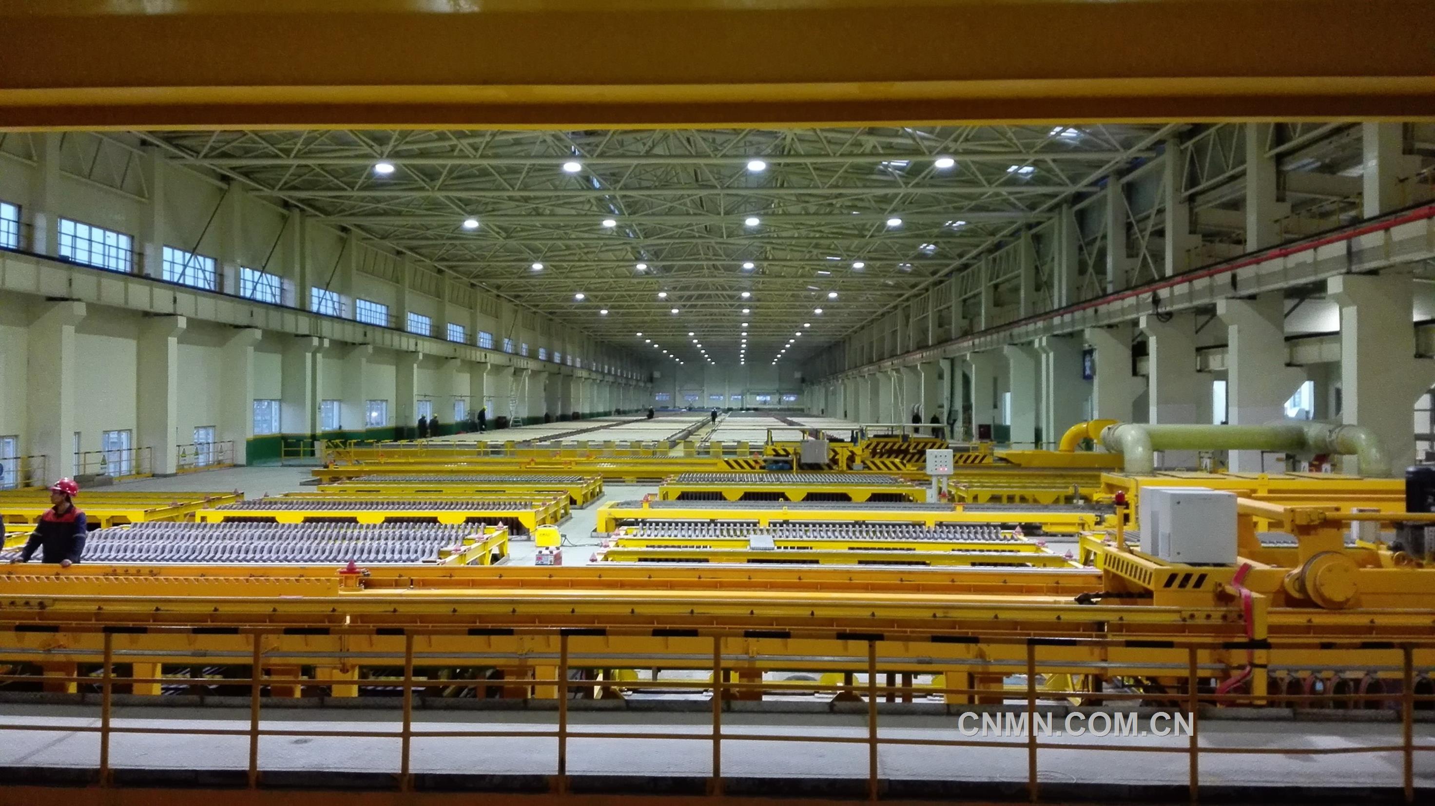 圖4:國投金城冶金濕法電解區域(含陽極泥)epc項目電解車間