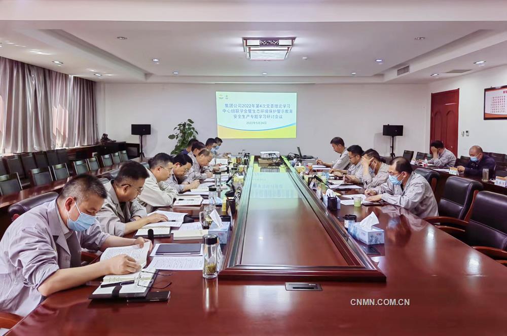 中色東方黨委理論學習中心組舉行2022年第4次專題學習深入學習貫徹習近平生態文明思想